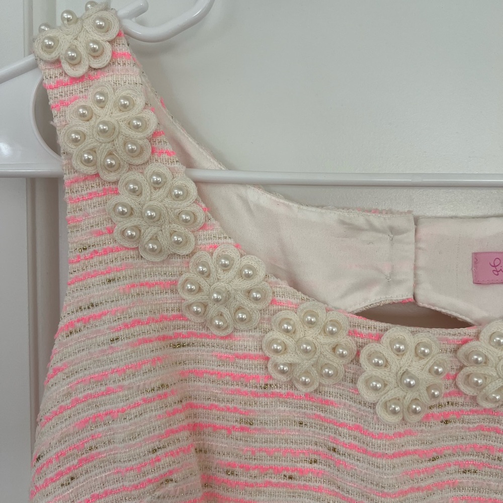 Lilly Pulitzer Nina Pink and Cream Backless Dress - Picture 5 of 13